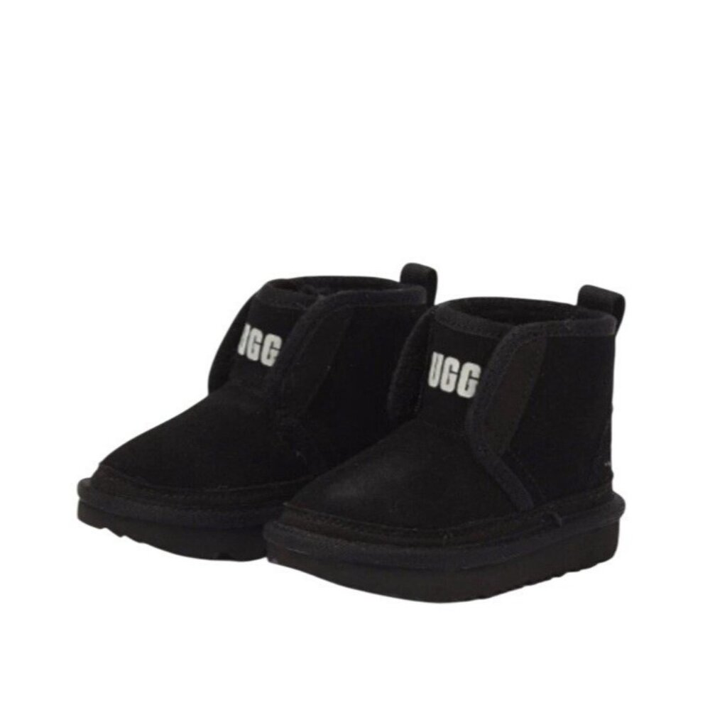 UGG Neumel Ez-Fit Boots Toddler Baby’s Size 6 - Black Treadlite 1121037T